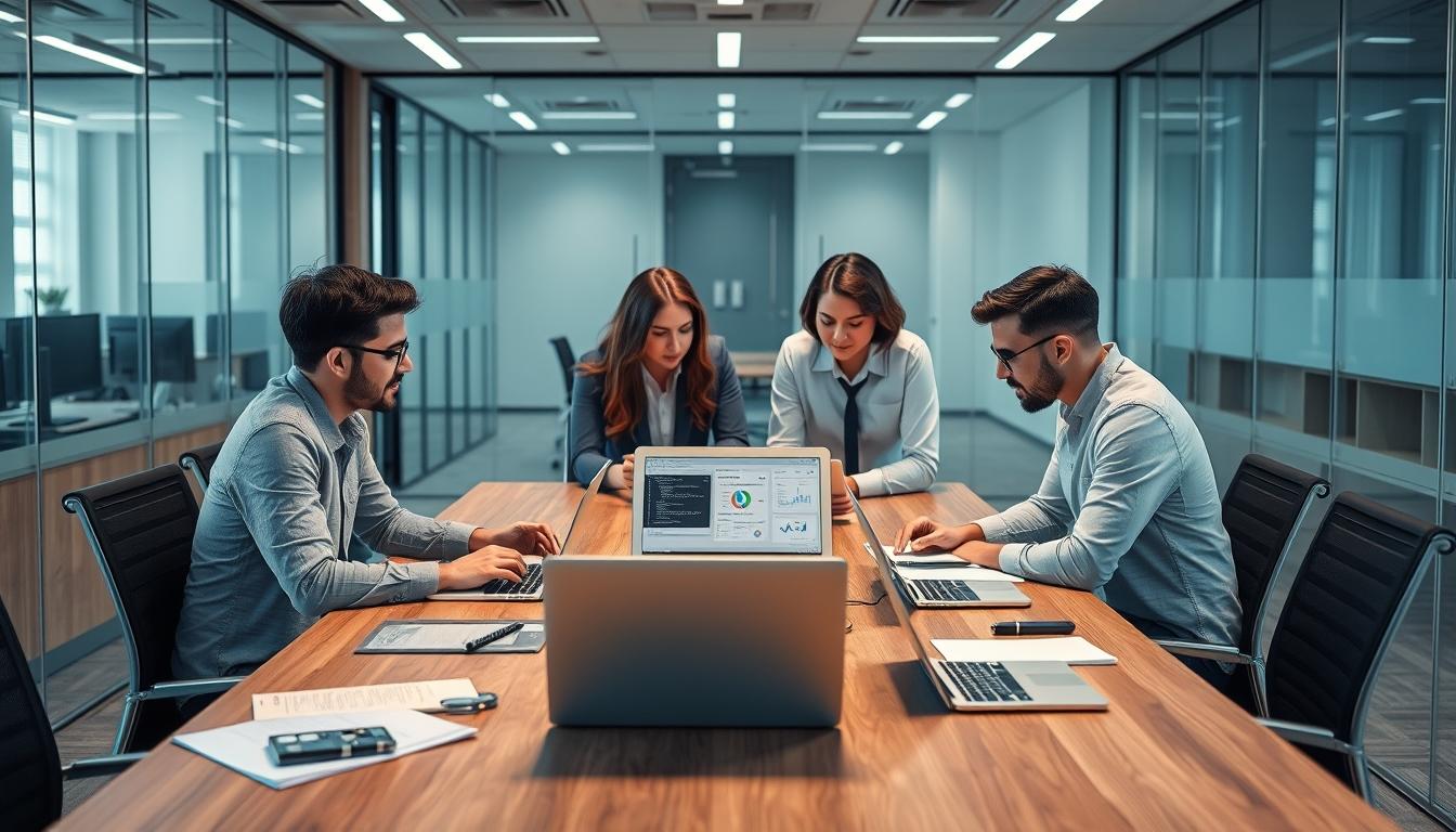 Business software planning session